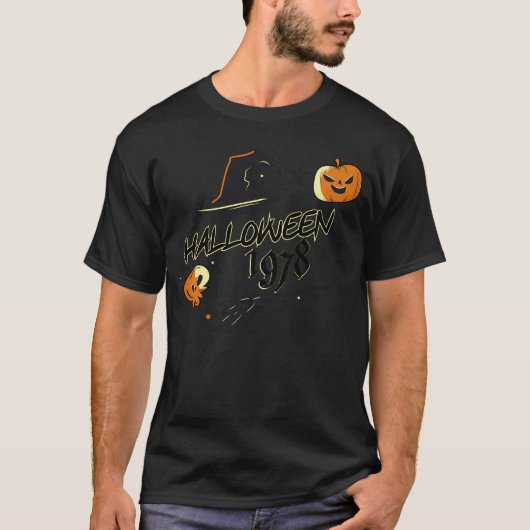 T-shirt Halloween 1978 Éffrayant de vacances (Devant)