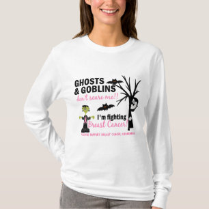 T-shirt Halloween 1 guerrier de cancer du sein