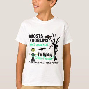 T-shirt Halloween 1 guerrier de maladie coeliaque