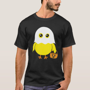 T-shirt Halloween 2020 Trick or Treat Chicken Ghosts