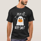 T-shirt Halloween 2021 Est Boo Sheet Funny Angry Ghost (Devant)