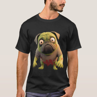 T-shirt Halloween 3D Carlin Zombie
