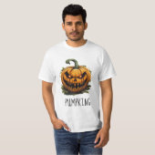 T-shirt Halloween à la pompe (Devant entier)