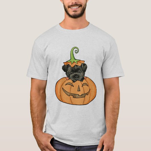 T-shirt Halloween Affenpinscher (Devant)