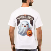 T-shirt Halloween & ambiance café ☕🎃 (Dos)