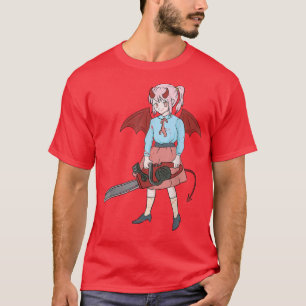 T-shirt Halloween Anime Devil Girl Otaku Japon Culture A