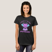 T-shirt Halloween Apothecary Pastel Goth Crystal Ball Bat  (Devant entier)