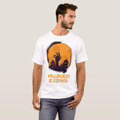 T-shirt Halloween arrive (Devant entier)