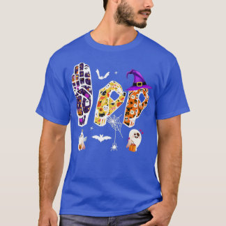 T-shirt Halloween ASL, LSF à la main Ghost Sourd P