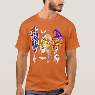 T-shirt Halloween ASL, LSF à la main Ghost Sourd P