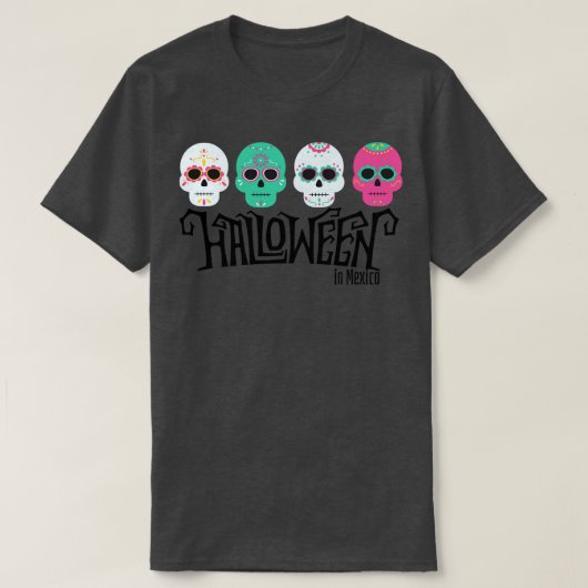 T-shirt Halloween au Mexique (Design devant)