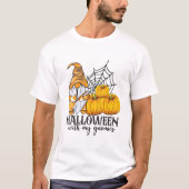 T-shirt Halloween avec mes gnomes - Halloween (Devant)