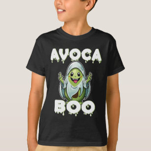 T-shirt Halloween Avocado Pun Ghost Costume Drôle Veggie A