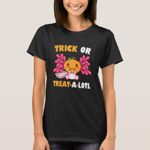 T-shirt Halloween Axolotl Trick Ou Treat Axolotl Costume