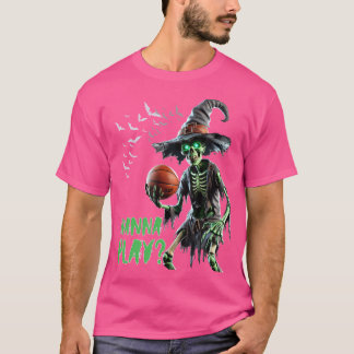 T-shirt Halloween Basketball Wanna Jouer Éffrayant Wi-Fi S