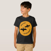 T-shirt Halloween Bats Orange (Devant entier)