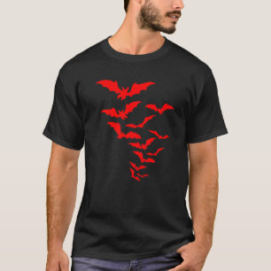 T-SHIRT HALLOWEEN BATS VAMPIRE BAT COSTUME LADIES HOMMES C