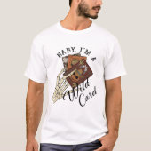 T-SHIRT HALLOWEEN BÉBÉ IM A WILD CARD SKELETON | WILD WEST (Devant)