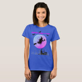 T-shirt Halloween bleu (Devant entier)