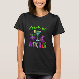 T-shirt Halloween Boire des sorcières Vins Femmes sorcière