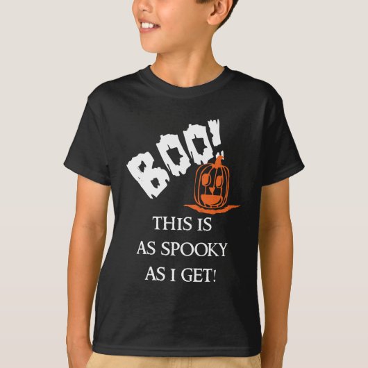 T-shirt Halloween Boo ! (Devant)