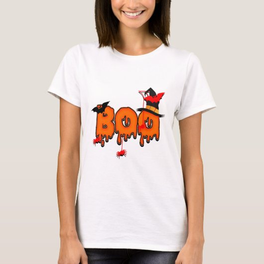 T-shirt HALLOWEEN Boo             (Devant)