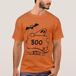T-shirt Halloween, BOO