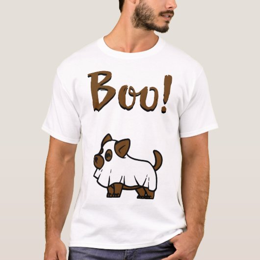 T-shirt Halloween Boo (Devant)