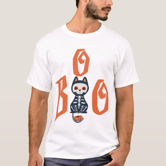 T-shirt Halloween Boo (Devant)