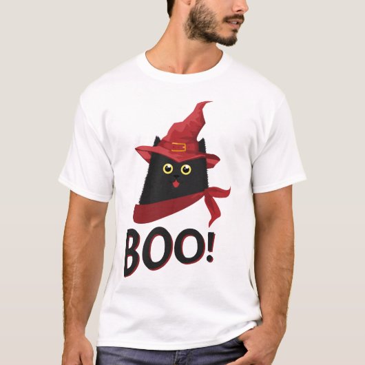 T-shirt Halloween Boo (Devant)