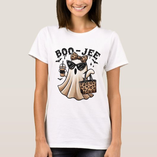 T-shirt Halloween Boo-Jee Ghost Loepart Imprimer (Devant)