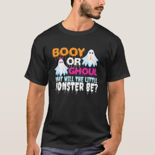 T-shirt Halloween Booy Ou Ghoul Ghost Monster Genre Revea