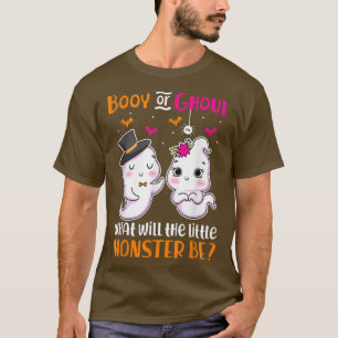 T-shirt Halloween Booy Ou Ghoul Ghost Monster Genre Revea