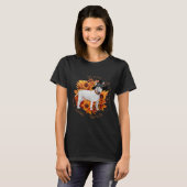T-Shirt Halloween Bull Terriers (Devant entier)