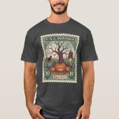 T-shirt Halloween cachet vintage (Devant)