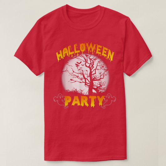 T-shirt Halloween cadeaux de fête effrayante Haunted Fores (Design devant)