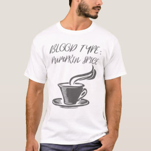 T-shirt Halloween café latte drôle - Citrouille de type sa