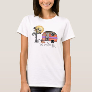 T-shirt Halloween Camping Vous êtes indigne