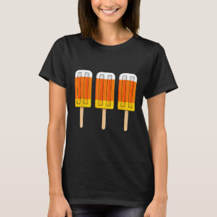 T-shirt Halloween Candy Corn Fun Glace Crème Popsicles