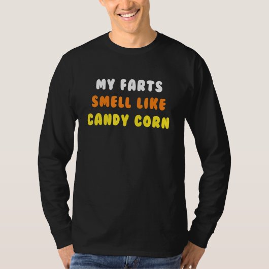 T-shirt Halloween Candy Corn Mes Pères Sentent Comme Candy (Devant)