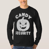 T-shirt Halloween Candy Security (Devant)