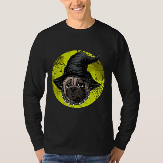 T-shirt Halloween Carlins Citrouille Grunge Jack O Lan Amo (Devant)
