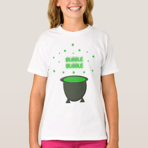 T-shirt Halloween Cauldron et Bubbling Green Brew