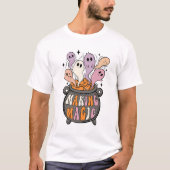 T-SHIRT HALLOWEEN CAULDRON FABRIQUANT DES GHOSTS MAGIQUES (Devant)
