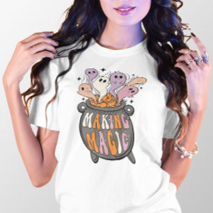 T-SHIRT HALLOWEEN CAULDRON FABRIQUANT DES GHOSTS MAGIQUES
