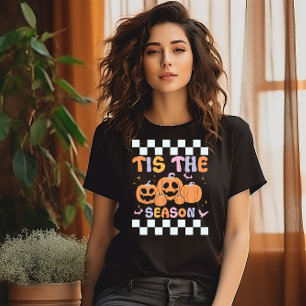 T-SHIRT HALLOWEEN C'EST LA SAISON CITROUILLES DÉPLAISANTS