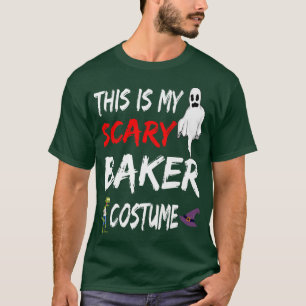 T-shirt Halloween C'Est Ma Scary Baker Costume Sorcière Gh