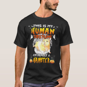 T-shirt Halloween - C'Est Mon Costume Humain Je Suis Vraim
