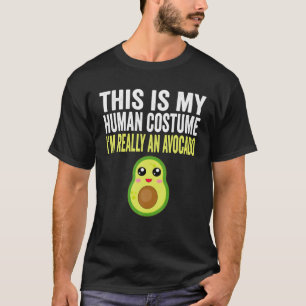 T-shirt Halloween C'est Mon Costume Humain Je Suis Vraimen