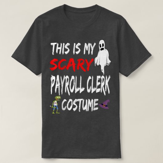 T-shirt Halloween C'Est Mon Scandale Costume De Greffier W (Design devant)
